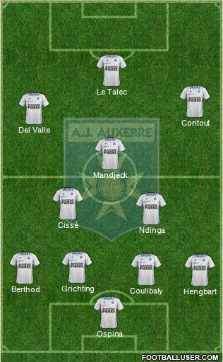 A.J. Auxerre Formation 2012