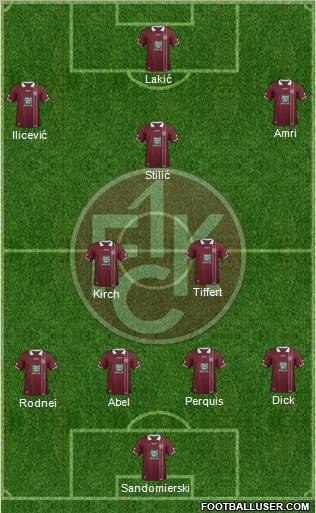 1.FC Kaiserslautern Formation 2012