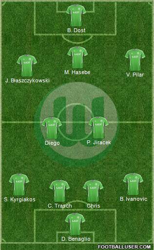 VfL Wolfsburg Formation 2012