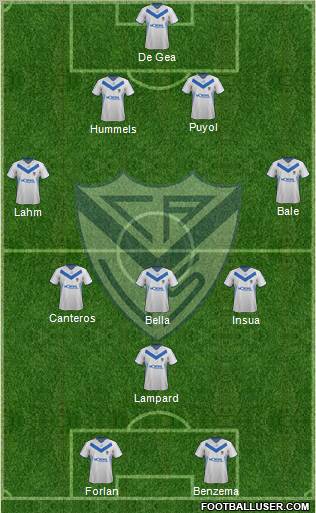 Vélez Sarsfield Formation 2012