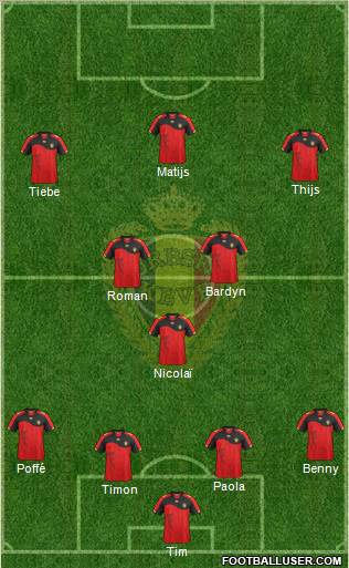 Belgium Formation 2012