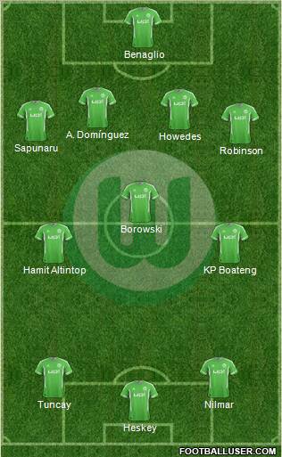 VfL Wolfsburg Formation 2012