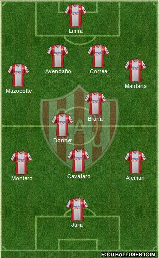 Unión de Santa Fe Formation 2012