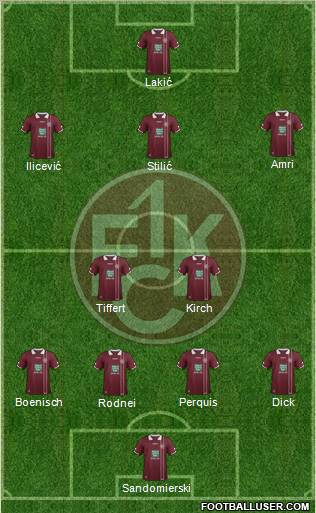 1.FC Kaiserslautern Formation 2012