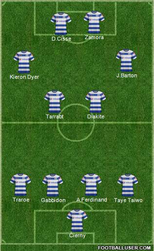 Queens Park Rangers Formation 2012