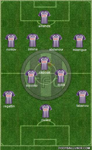 Toulouse Football Club Formation 2012