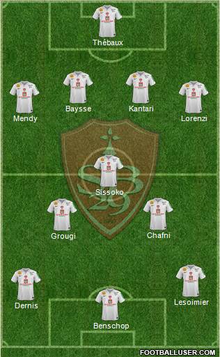 Stade Brestois 29 Formation 2012