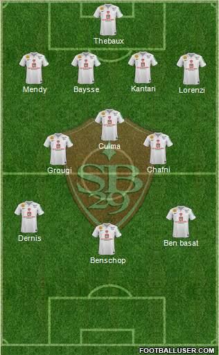 Stade Brestois 29 Formation 2012