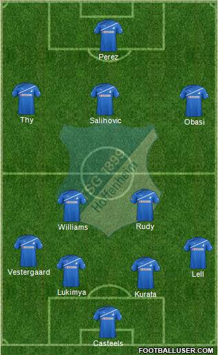 TSG 1899 Hoffenheim Formation 2012