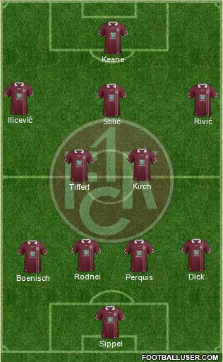 1.FC Kaiserslautern Formation 2012