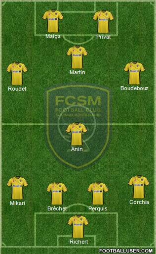 FC Sochaux-Montbéliard Formation 2012