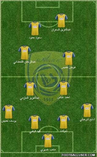 Al-Nassr (KSA) Formation 2012