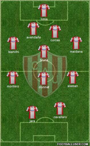 Unión de Santa Fe Formation 2012