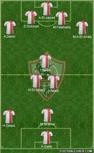 Zamalek Sporting Club Formation 2012