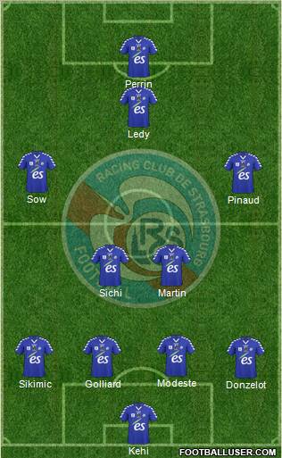 Racing Club de Strasbourg-Football Formation 2012