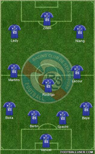 Racing Club de Strasbourg-Football Formation 2012