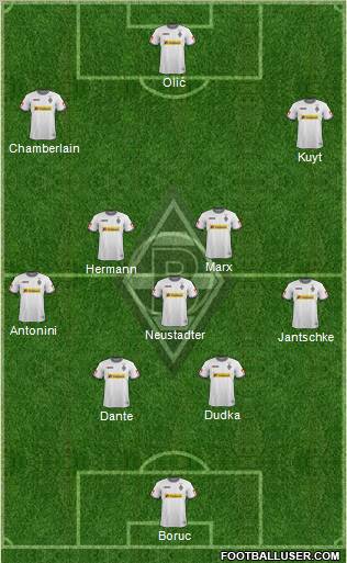 Borussia Mönchengladbach Formation 2012