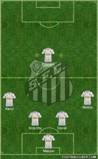 Santos FC Formation 2012