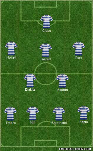 Queens Park Rangers Formation 2012