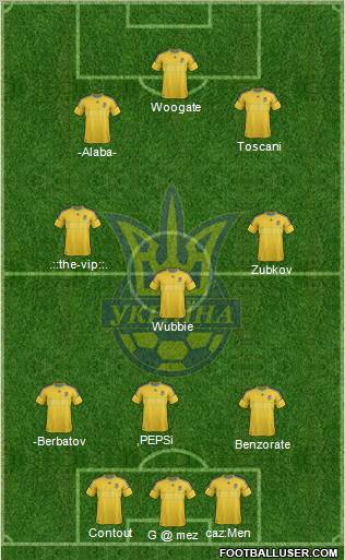 Ukraine Formation 2012