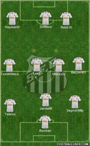 Santos FC Formation 2012