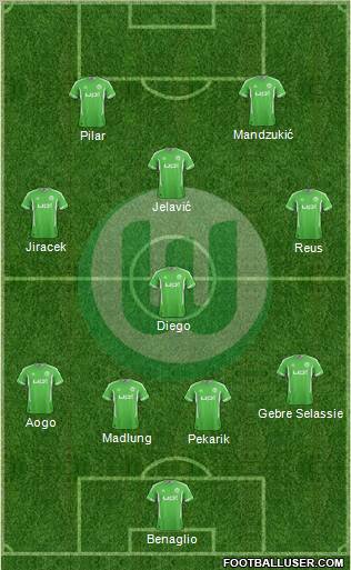 VfL Wolfsburg Formation 2012