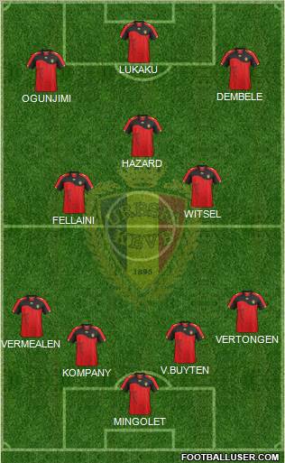 Belgium Formation 2012