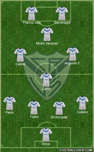 Vélez Sarsfield Formation 2012