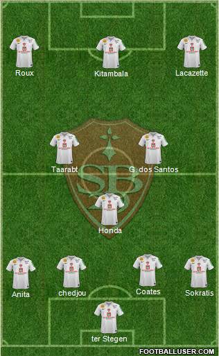 Stade Brestois 29 Formation 2012