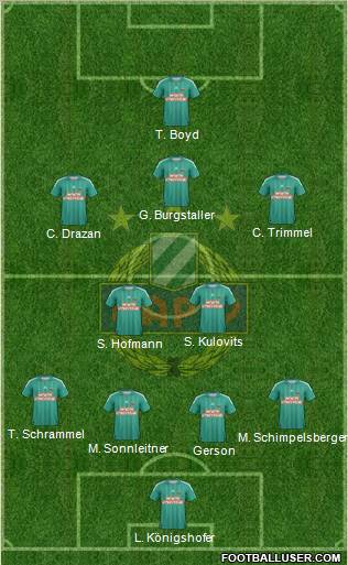 SK Rapid Wien Formation 2012