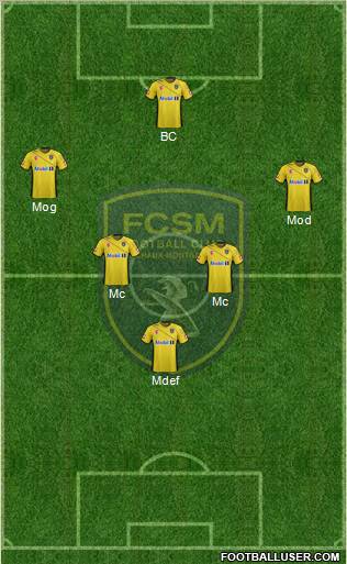 FC Sochaux-Montbéliard Formation 2012