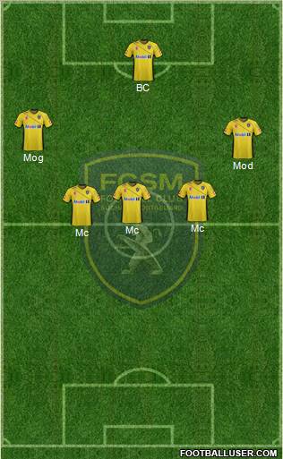 FC Sochaux-Montbéliard Formation 2012