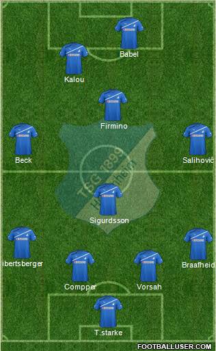 TSG 1899 Hoffenheim Formation 2012