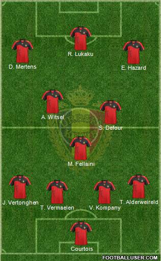 Belgium Formation 2012