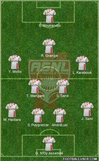 A.S. Nancy Lorraine Formation 2012