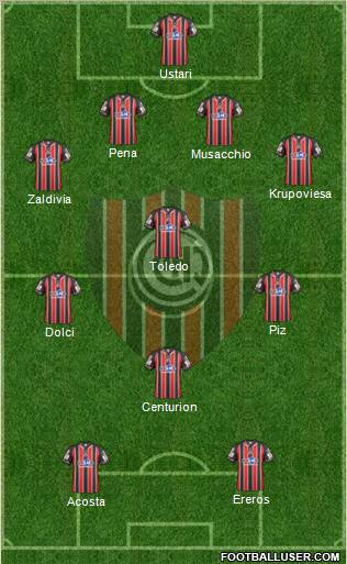 Chacarita Juniors Formation 2012