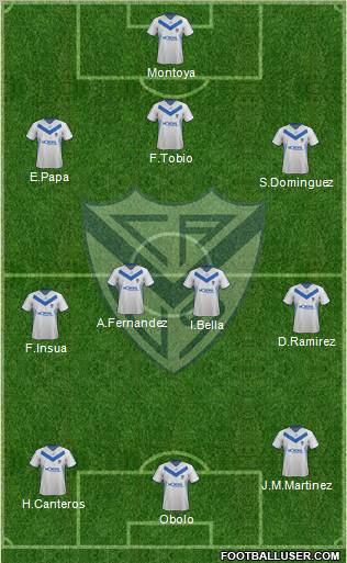 Vélez Sarsfield Formation 2012