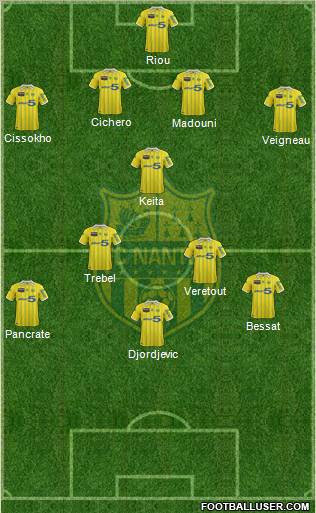 FC Nantes Formation 2012