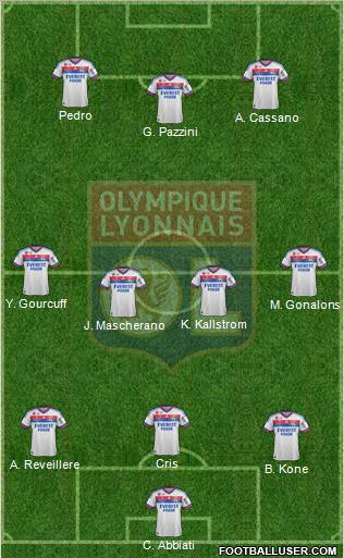 Olympique Lyonnais Formation 2012