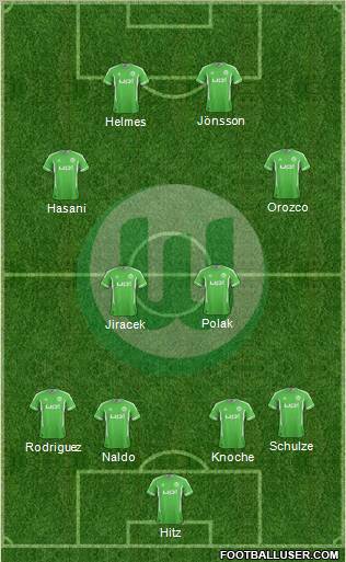 VfL Wolfsburg Formation 2012