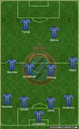 Club Brugge KV Formation 2012