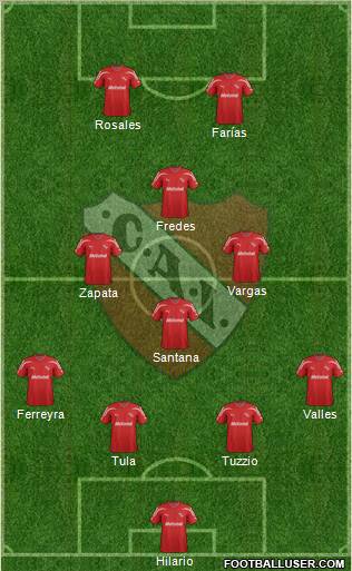 Independiente Formation 2012