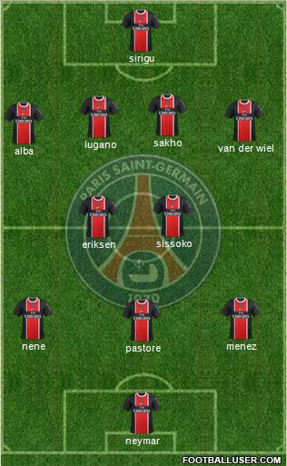 Paris Saint-Germain Formation 2012