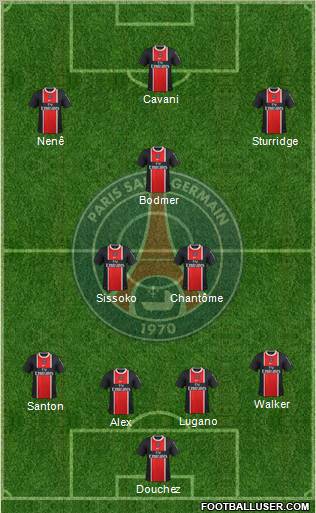 Paris Saint-Germain Formation 2012