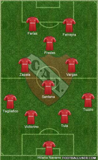 Independiente Formation 2012