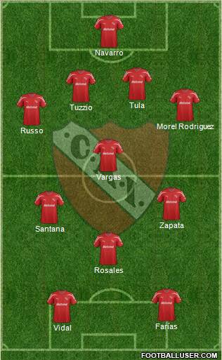 Independiente Formation 2012