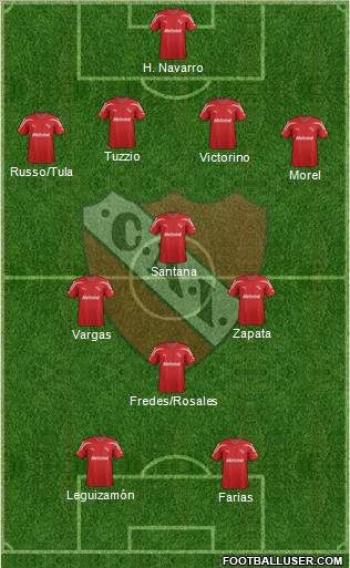 Independiente Formation 2012