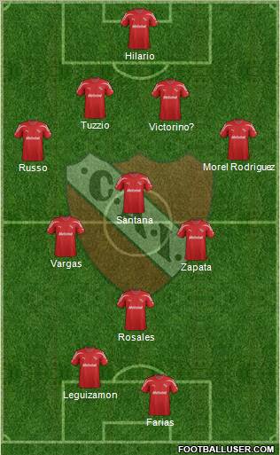 Independiente Formation 2012