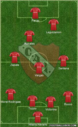 Independiente Formation 2012