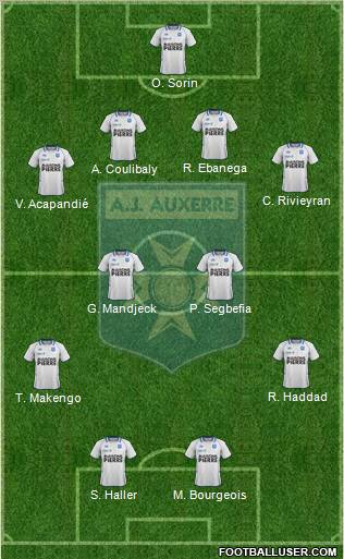 A.J. Auxerre Formation 2012